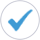 Checkmark inside circle icon